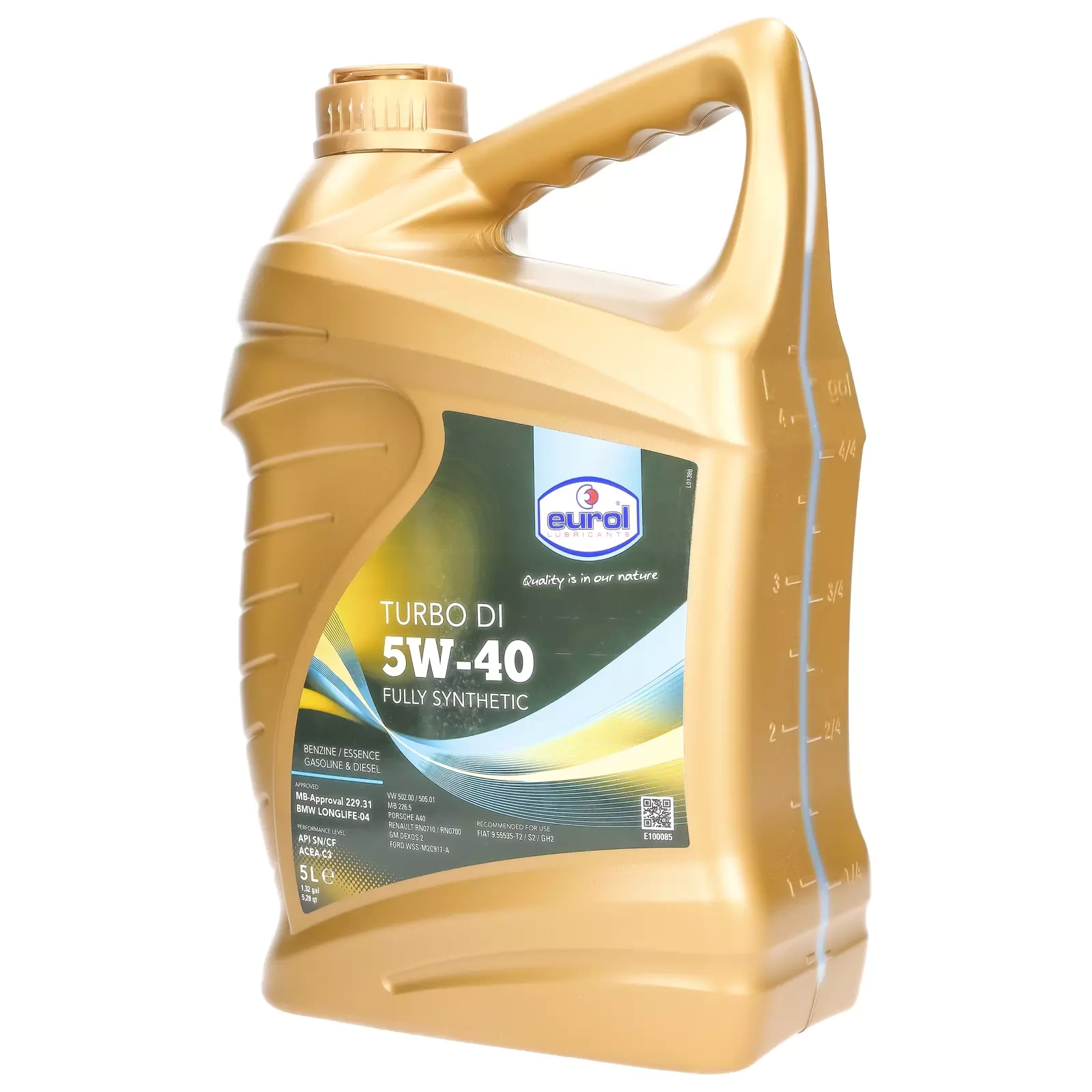 Моторное масло Eurol Turbo DI 5W-40, 5 л