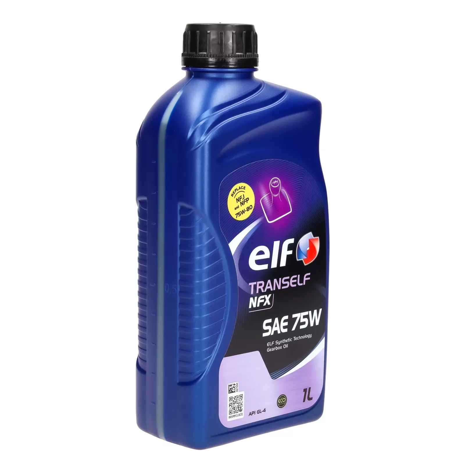 Трансмиссионное масло Elf Tranself NFX SAE 75W, 1 л