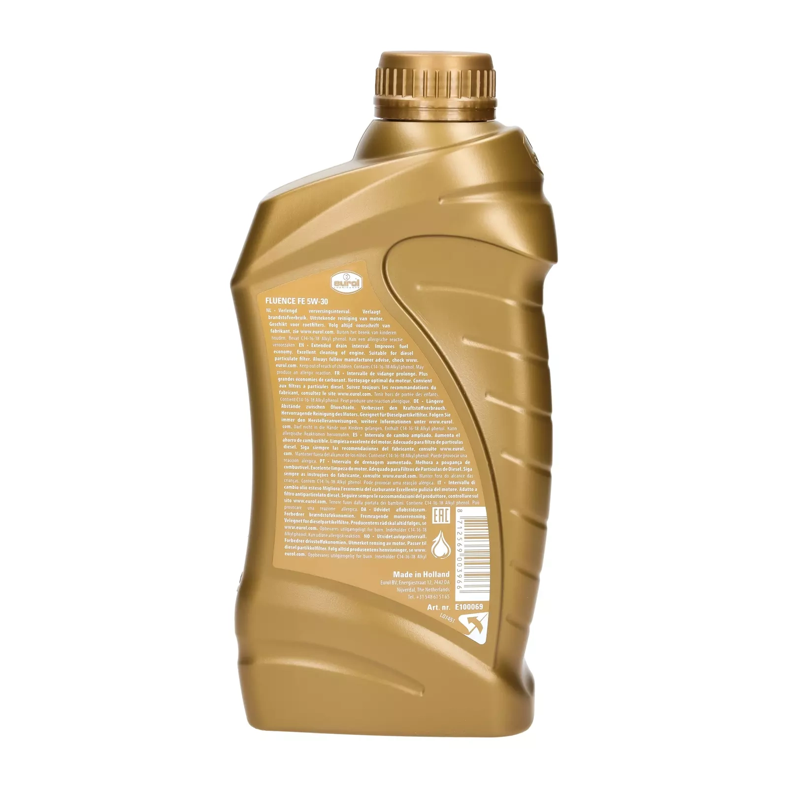 Моторное масло Eurol Fluence FE 5W-30, 1 л