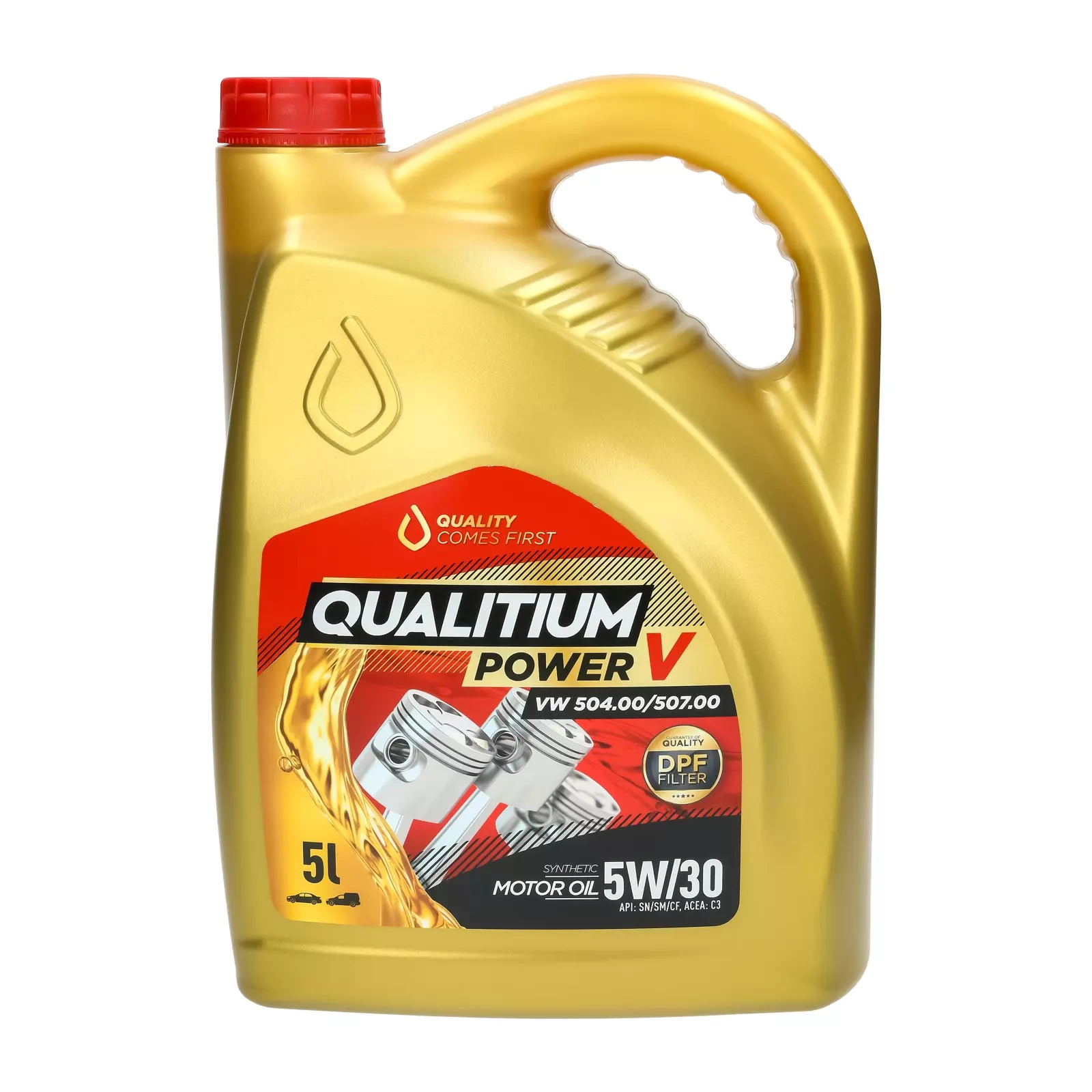 Моторное масло Qualitium Power V 5W-30, 5 л