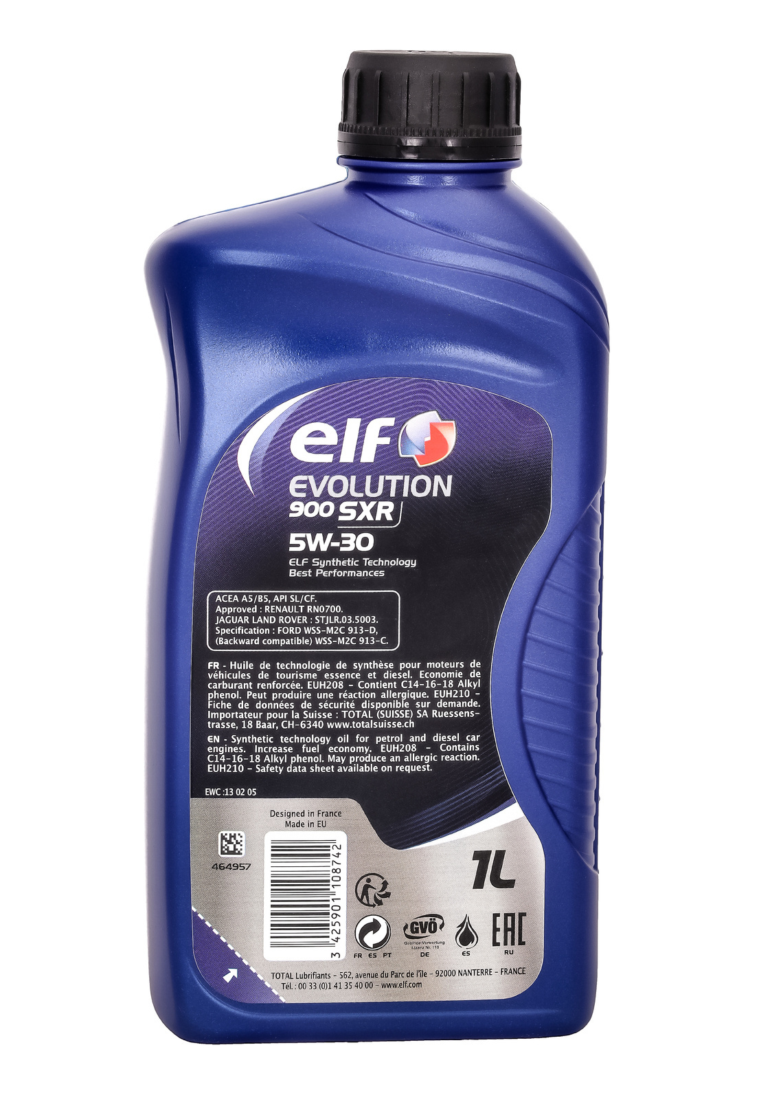 Моторное масло Elf Evolution 900 SXR 5W30, 1 л