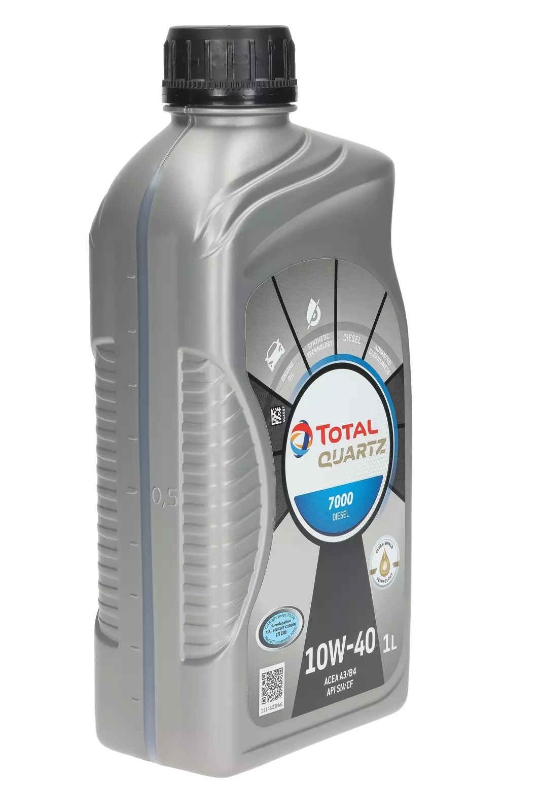 Моторное масло Total Quartz 7000 Diesel 10W-40, 1 л