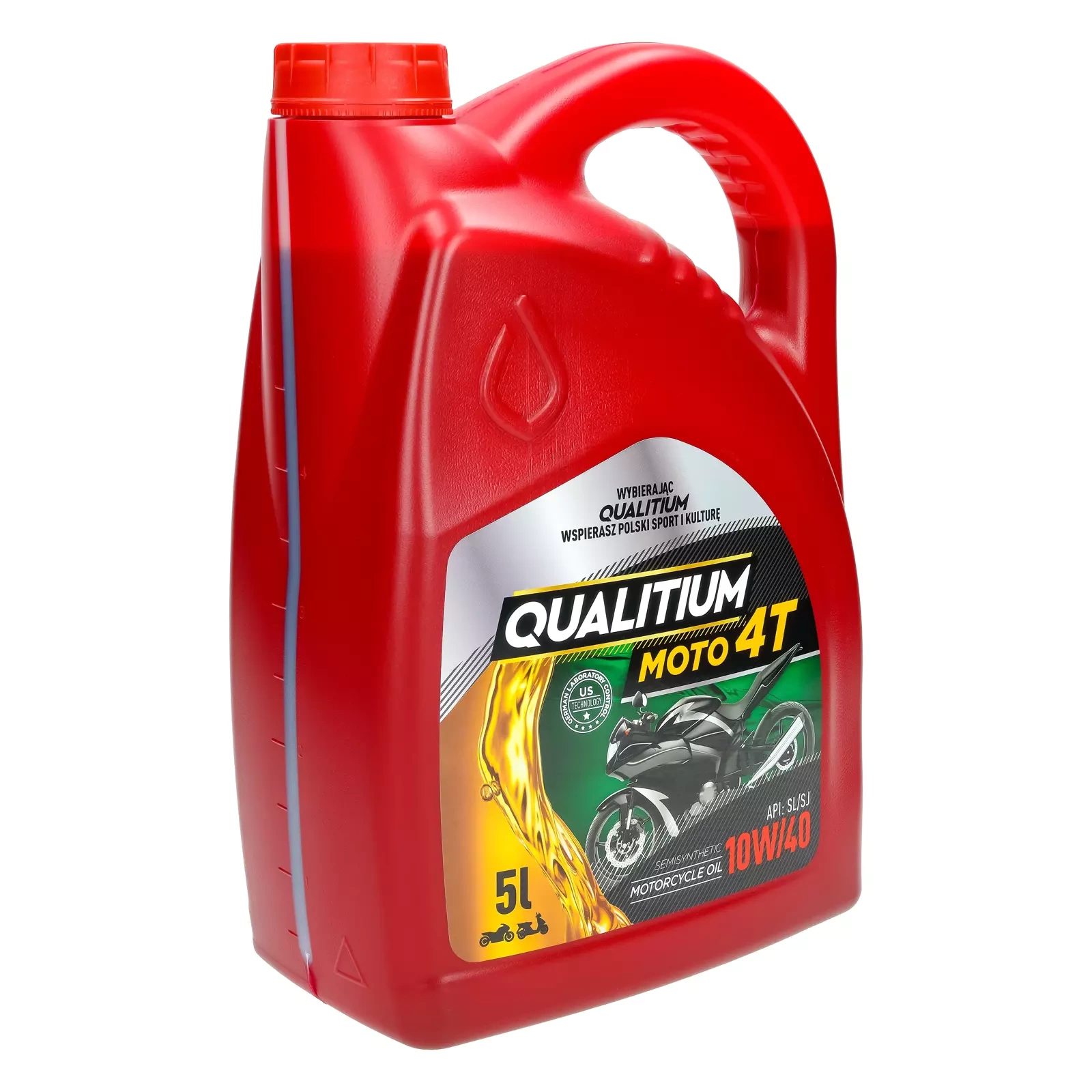 Моторное масло Qualitium Moto 4T 10W-40, 5 л