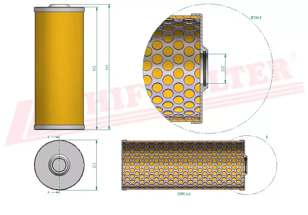 Топливный фильтр HIFI FILTER SN 21586