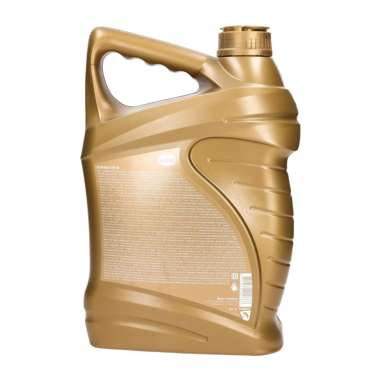 Моторное масло Eurol Fluence 5W-40, 5 л