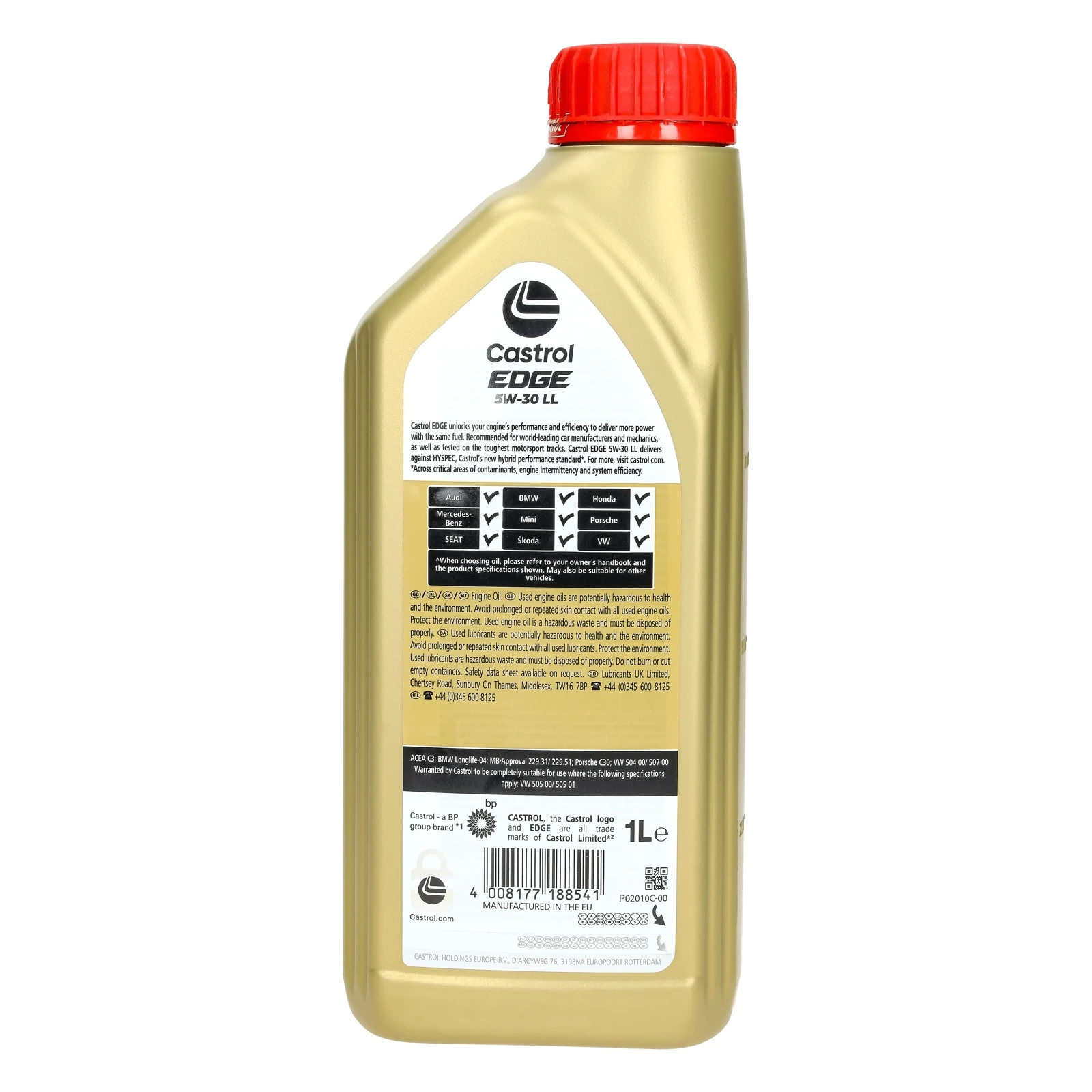 Моторное масло Castrol Edge Titanium ll 5W-30, 1 л