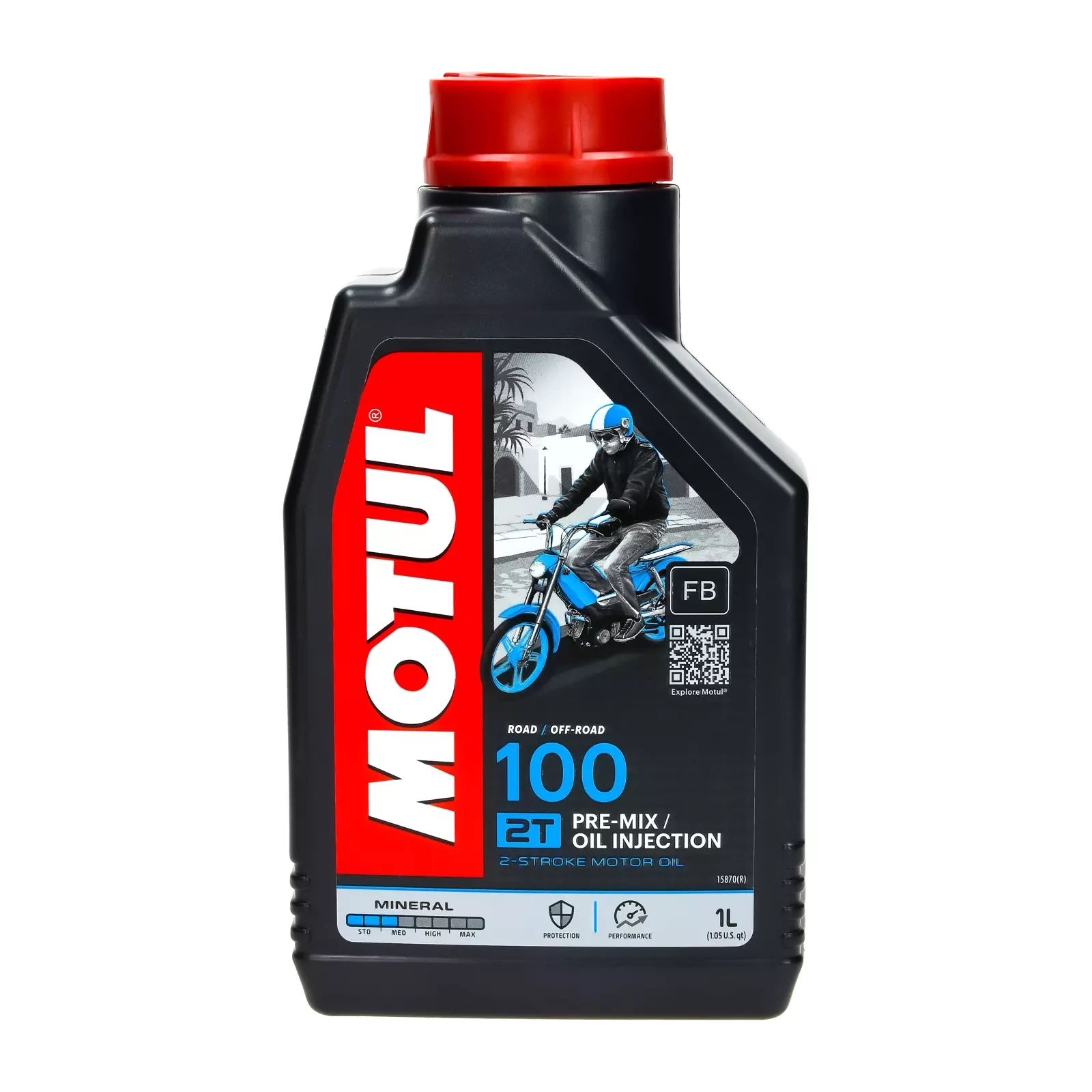 Моторное масло Motul 100 2T, 1 л