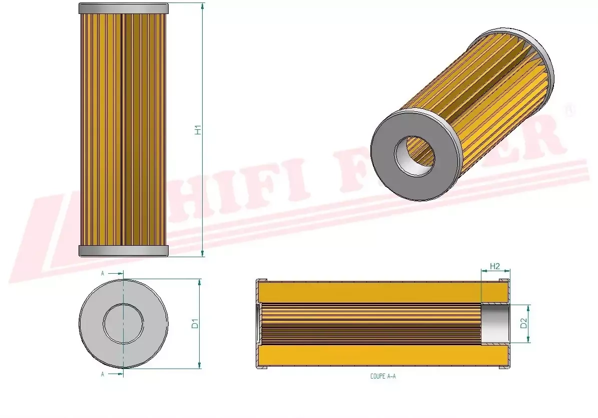 Топливный фильтр HIFI FILTER SN 21589