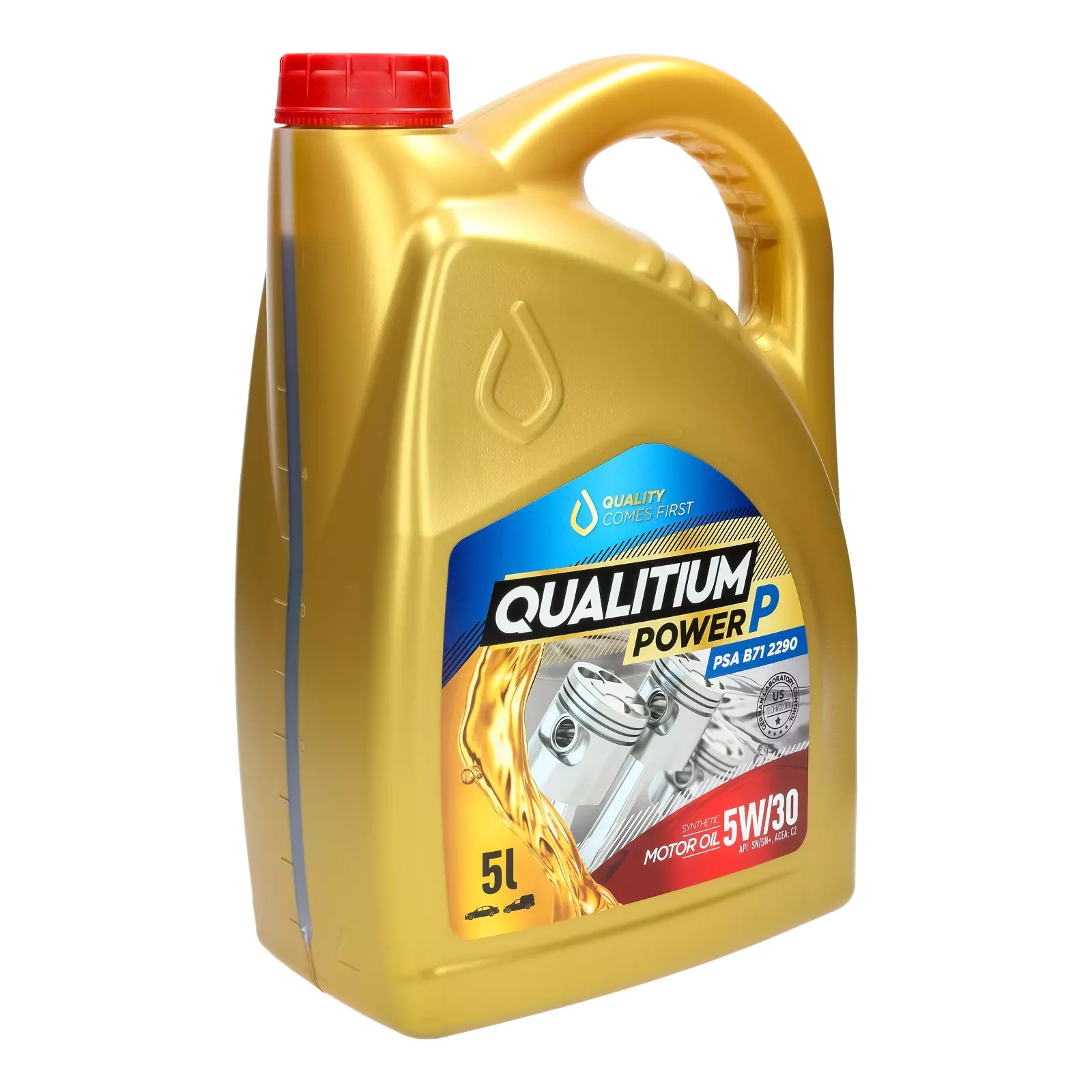 Моторное масло Qualitium Power P 5W-30, 5 л