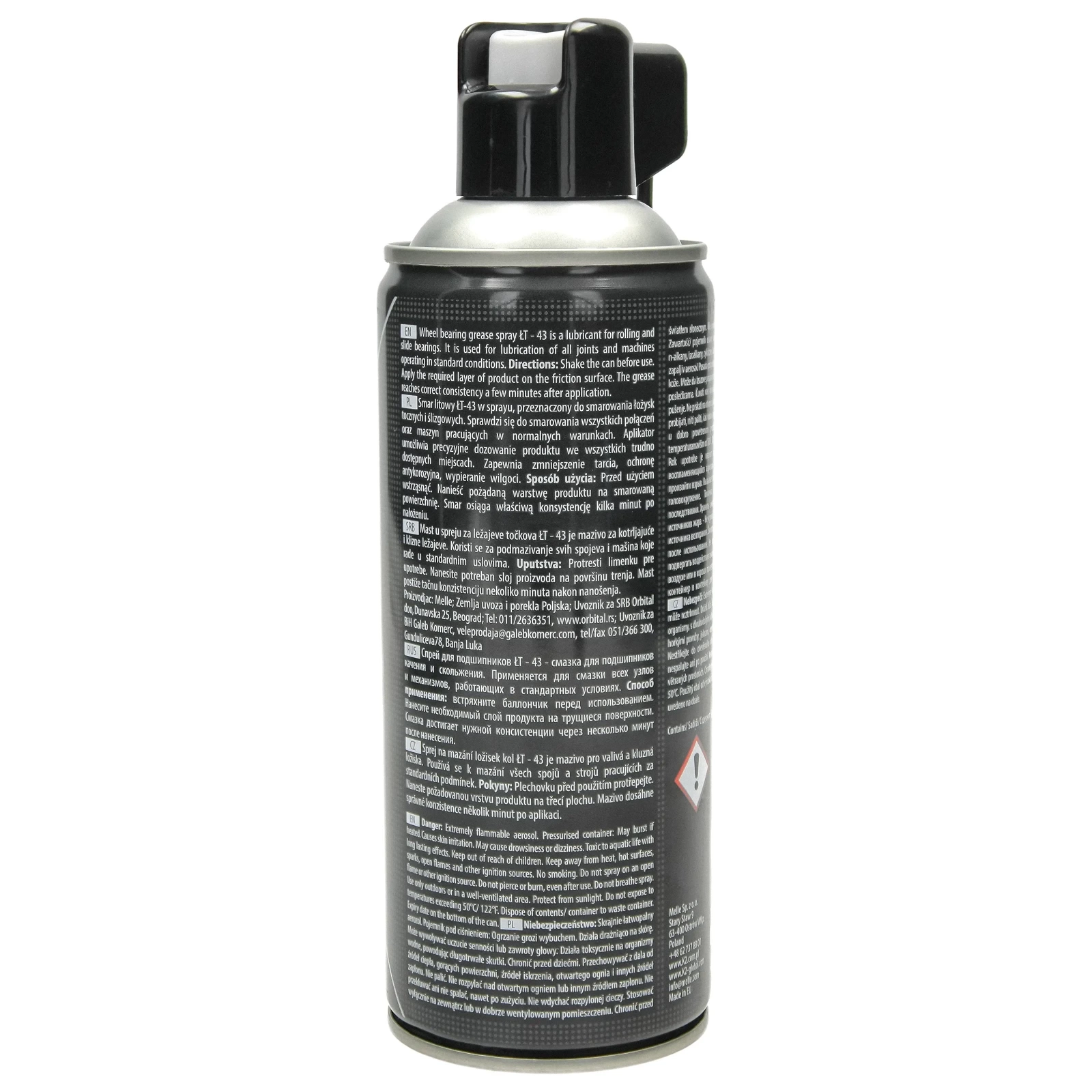 Смазка lt-43 спрей K2 400 мл