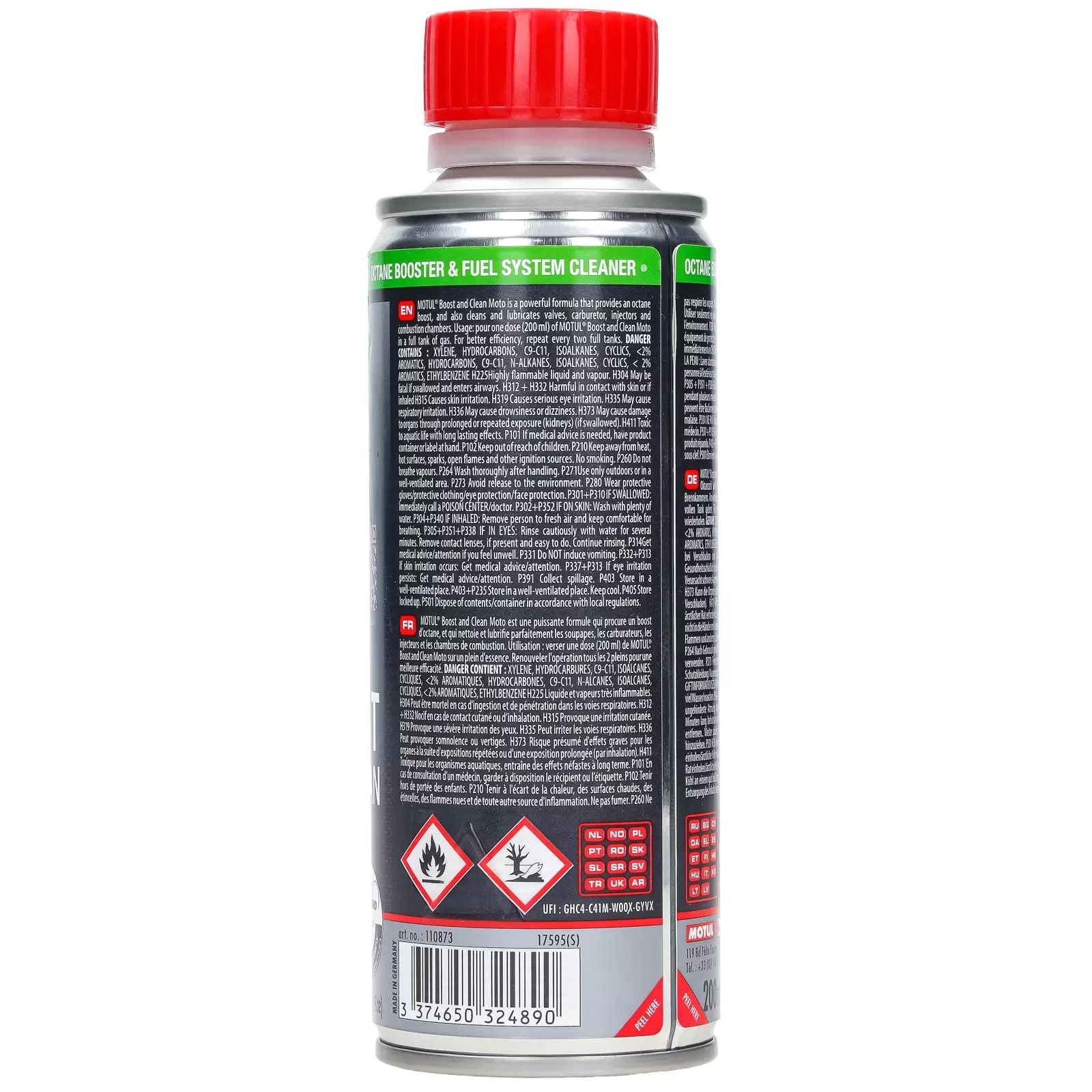 Топливная присадка Motul Boost And Clean Moto, 200 мл
