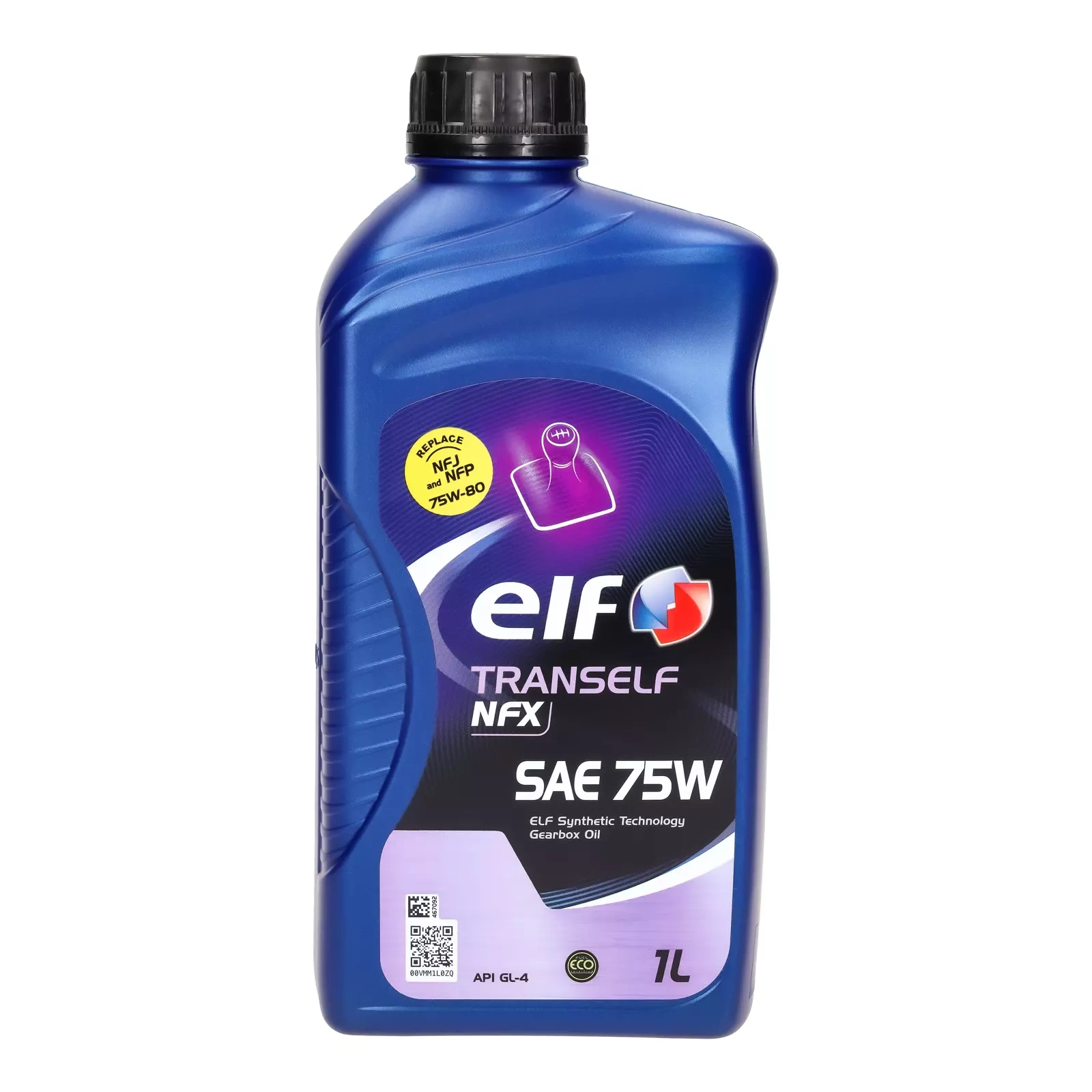 Трансмиссионное масло Elf Tranself NFX SAE 75W, 1 л