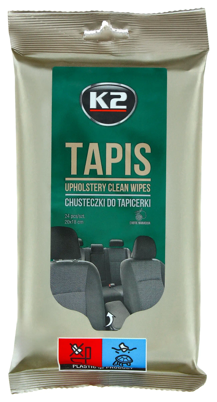 Салфетки для обивки K2 Tapis WIPES, 24 шт.