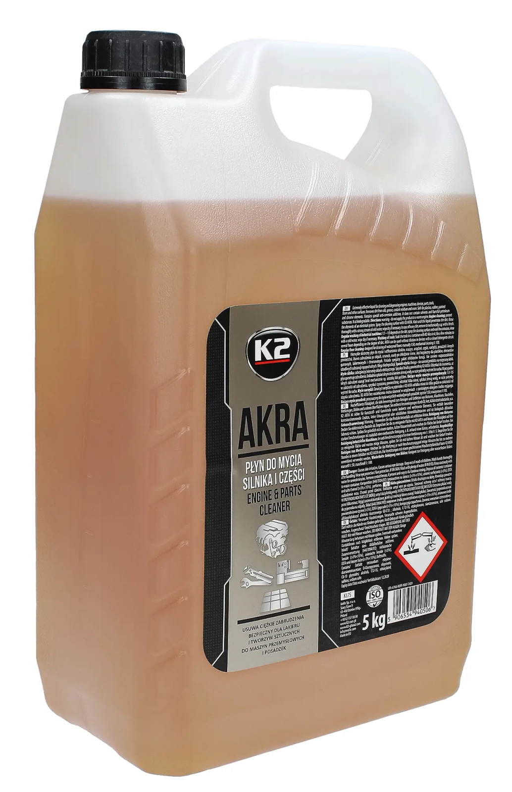 Жидкость для мойки двигателя K2 AKRA, 5 л