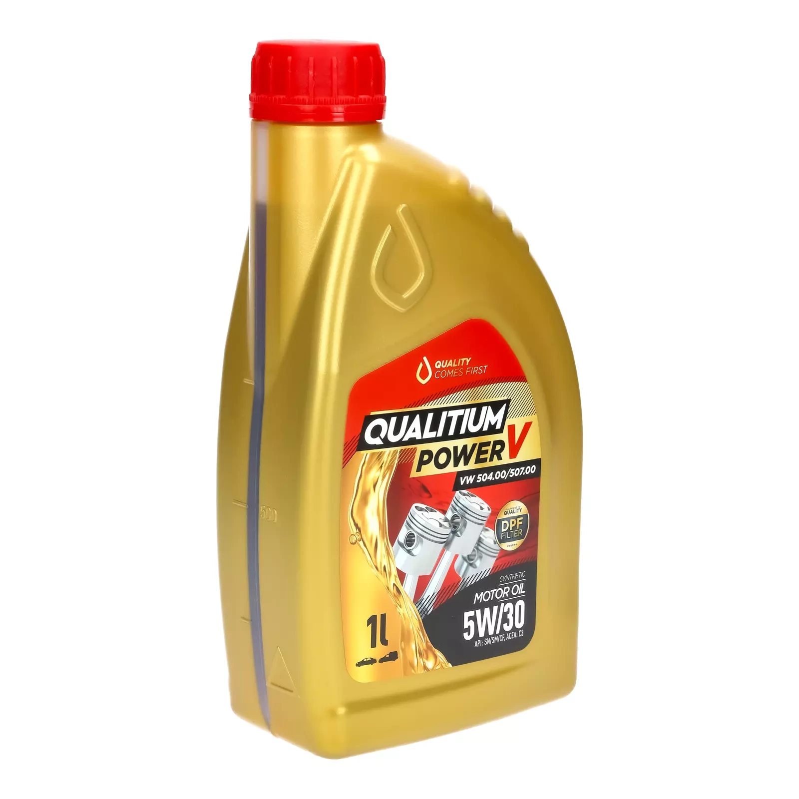 Моторное масло Qualitium Power V 5W - 30, 1 л