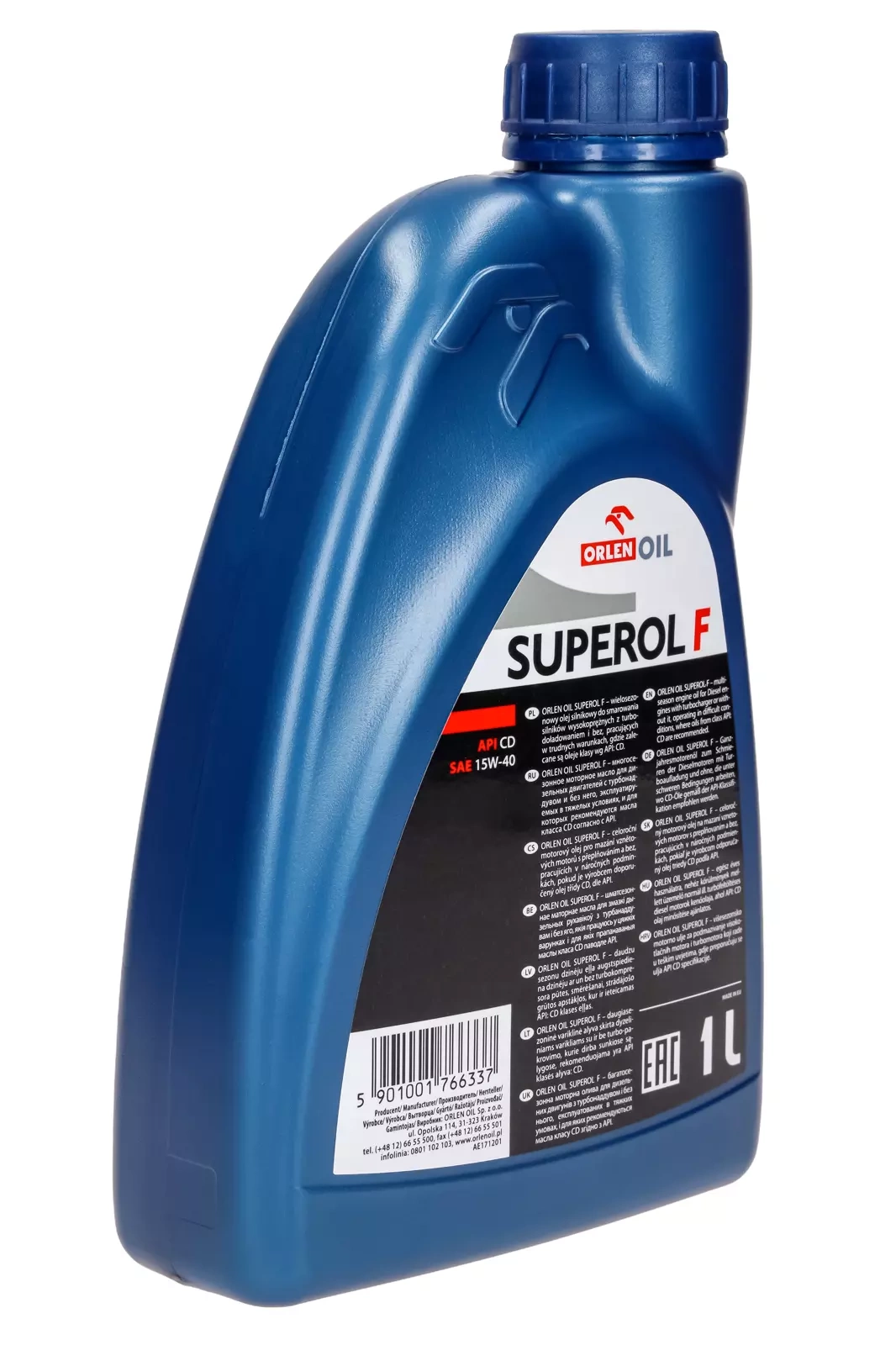 Моторное масло Orlen Superol F CD 15W-40, 1 л