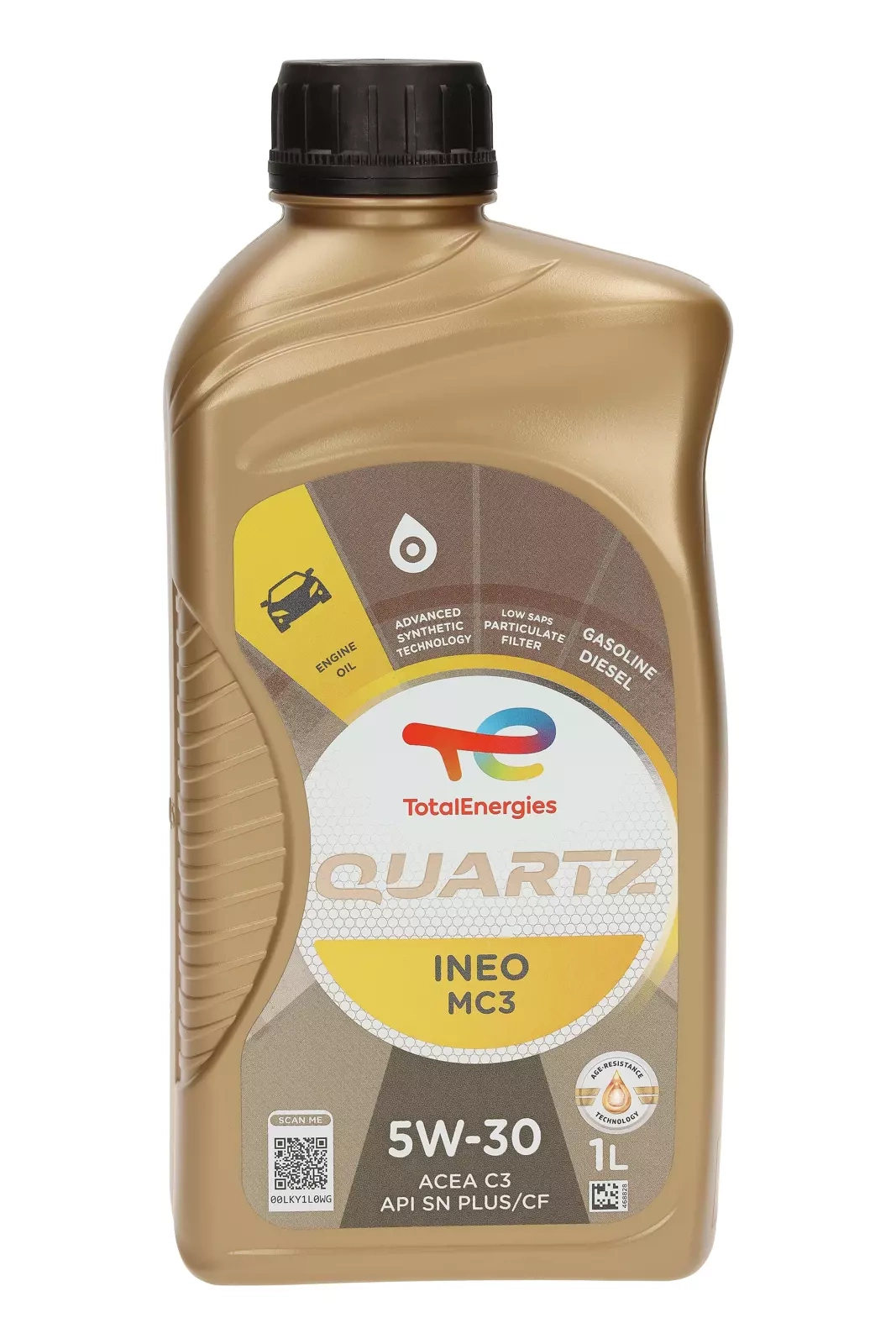 Моторное масло Total Quartz Ineo MC3 5W-30, 1 л