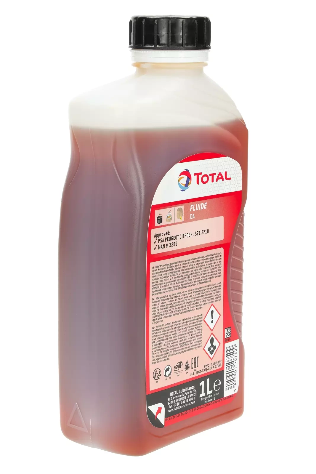 Жидкость для гидроусилителя руля Total Fluide DA, 1 л