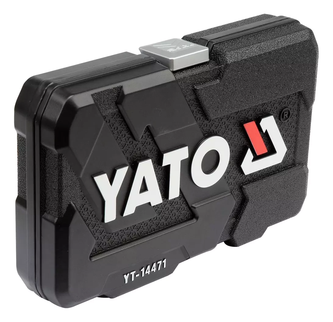 Набор торцевых гаечных ключей yato 1/4, 38 шт. (YT-14471)