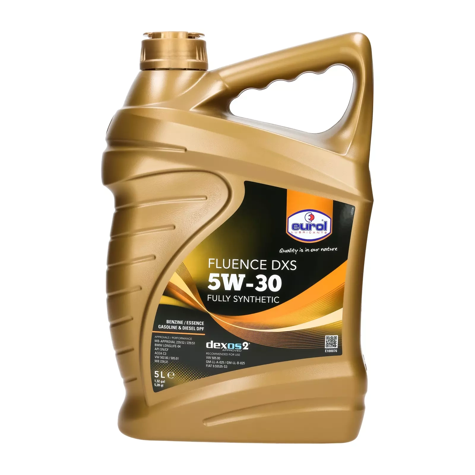 Моторное масло Eurol Fluence DXS 5W-30, 5 л