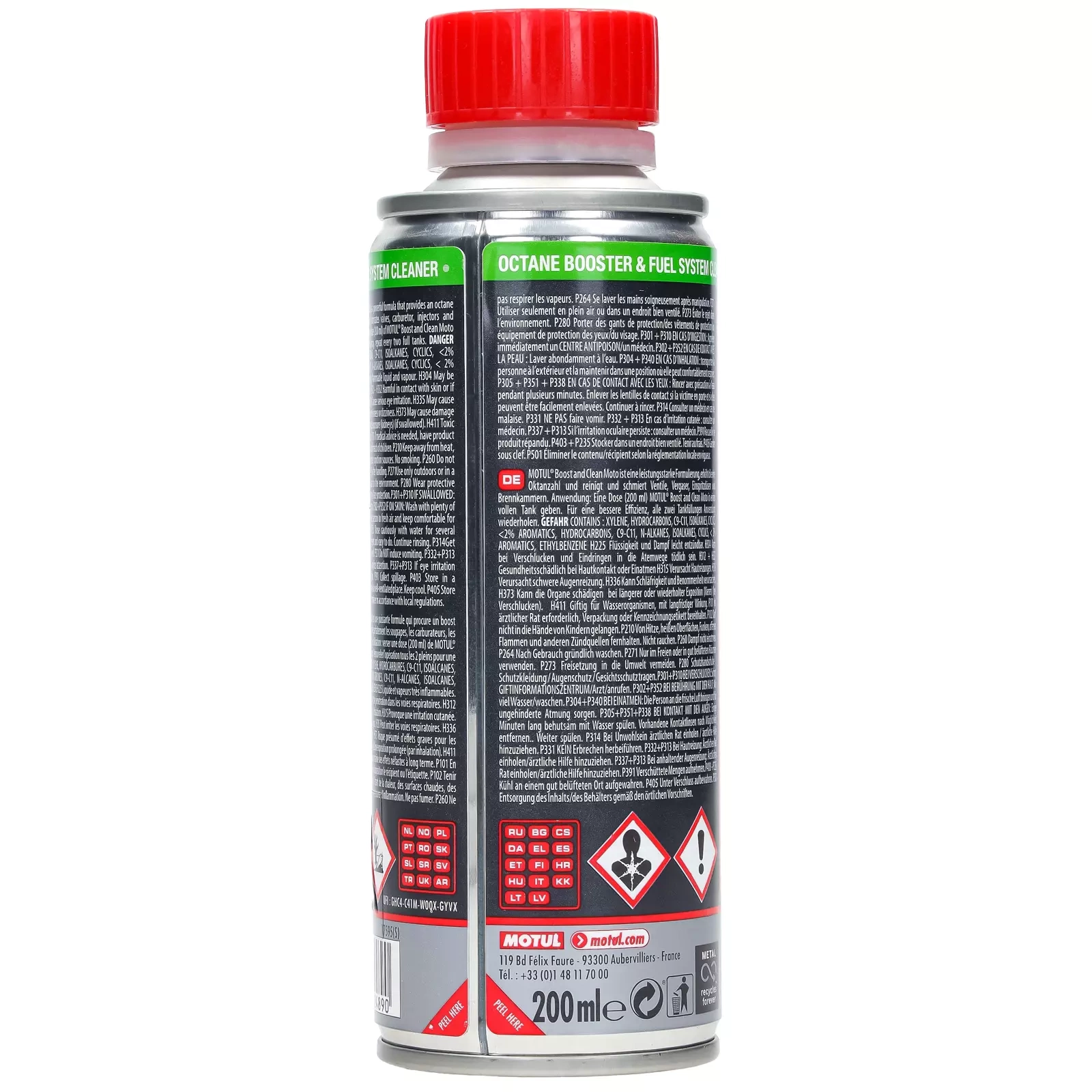 Топливная присадка Motul Boost And Clean Moto, 200 мл