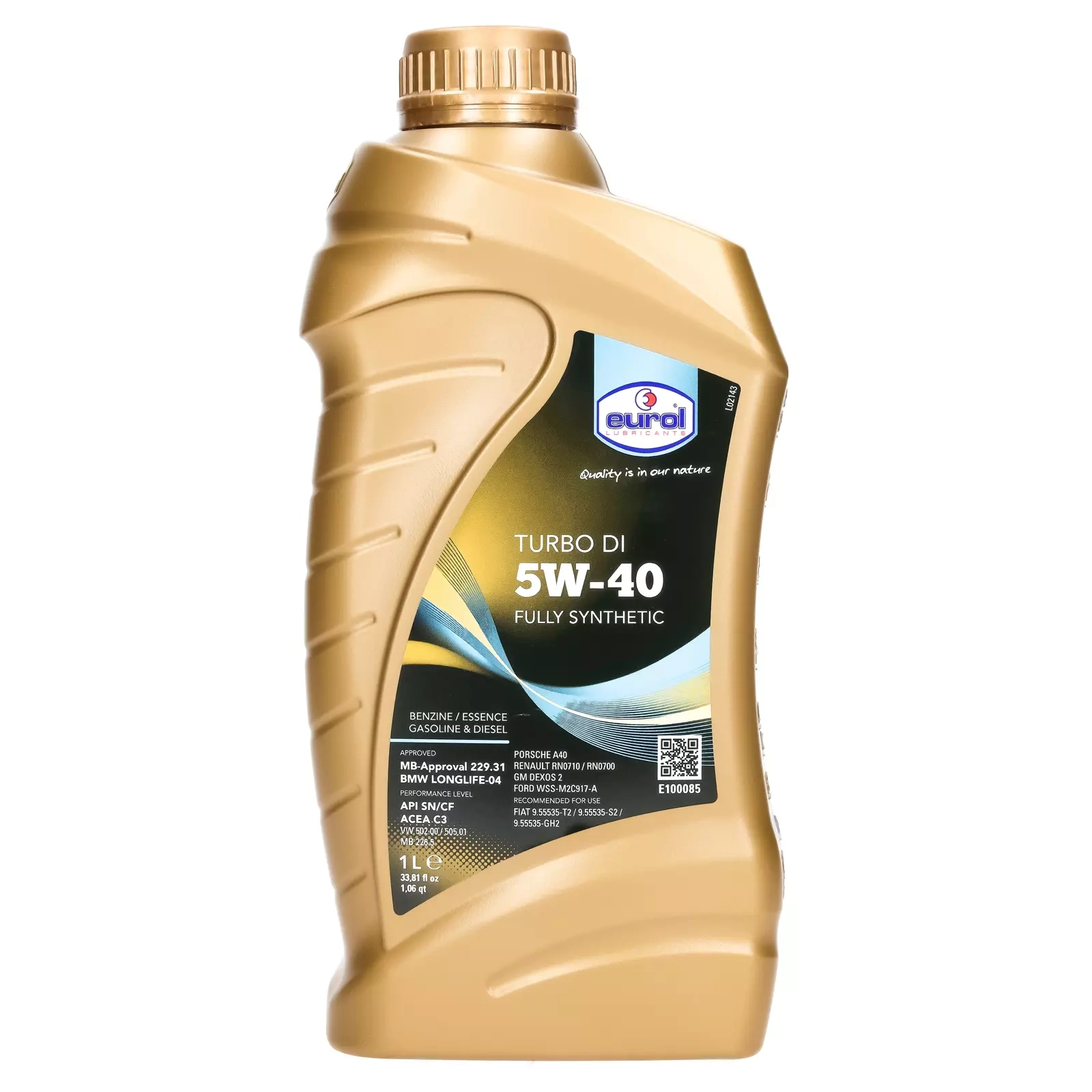 Моторное масло Eurol Turbo DI 5W-40, 1 л