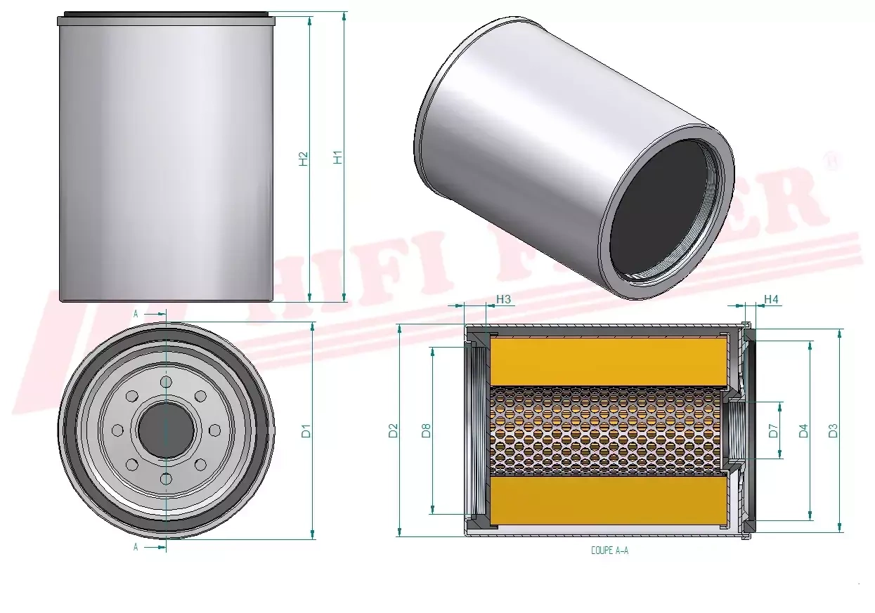 Топливный фильтр HIFI FILTER SN 916010