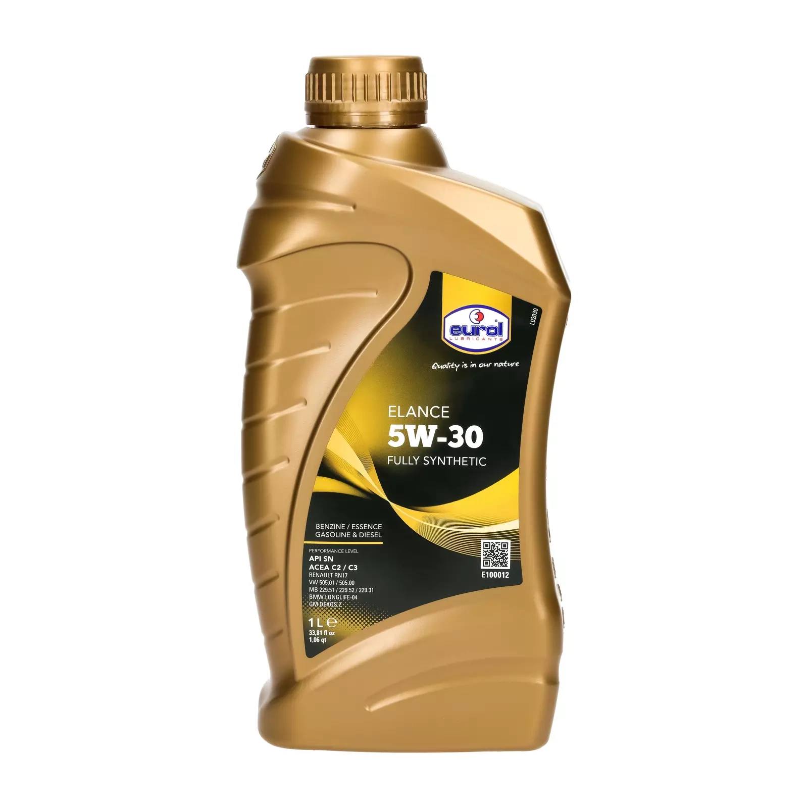 Моторное масло Eurol Elance 5W-30, 1 л