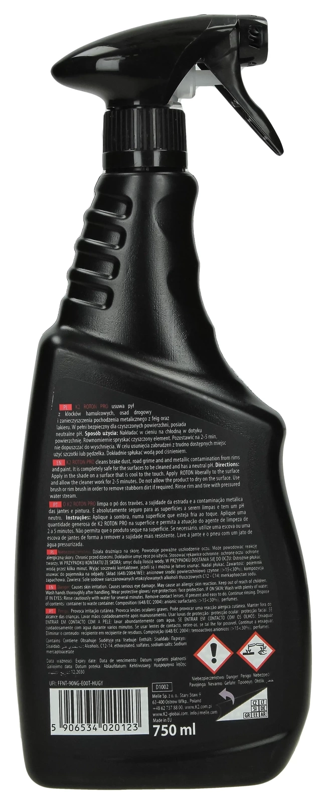 Средство для мытья колес K2 ROTON PRO, 750 мл