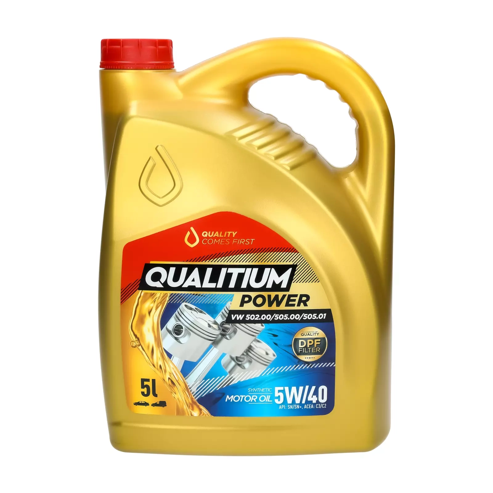 Моторное масло Qualitium Power 5W-40, 5 л