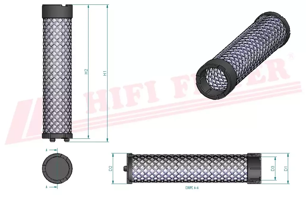 Воздушный фильтр HIFI FILTER SA 16190