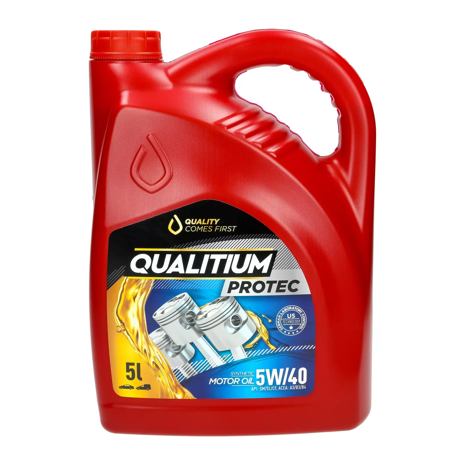 Моторное масло Qualitium Protec 5W-40, 5 л