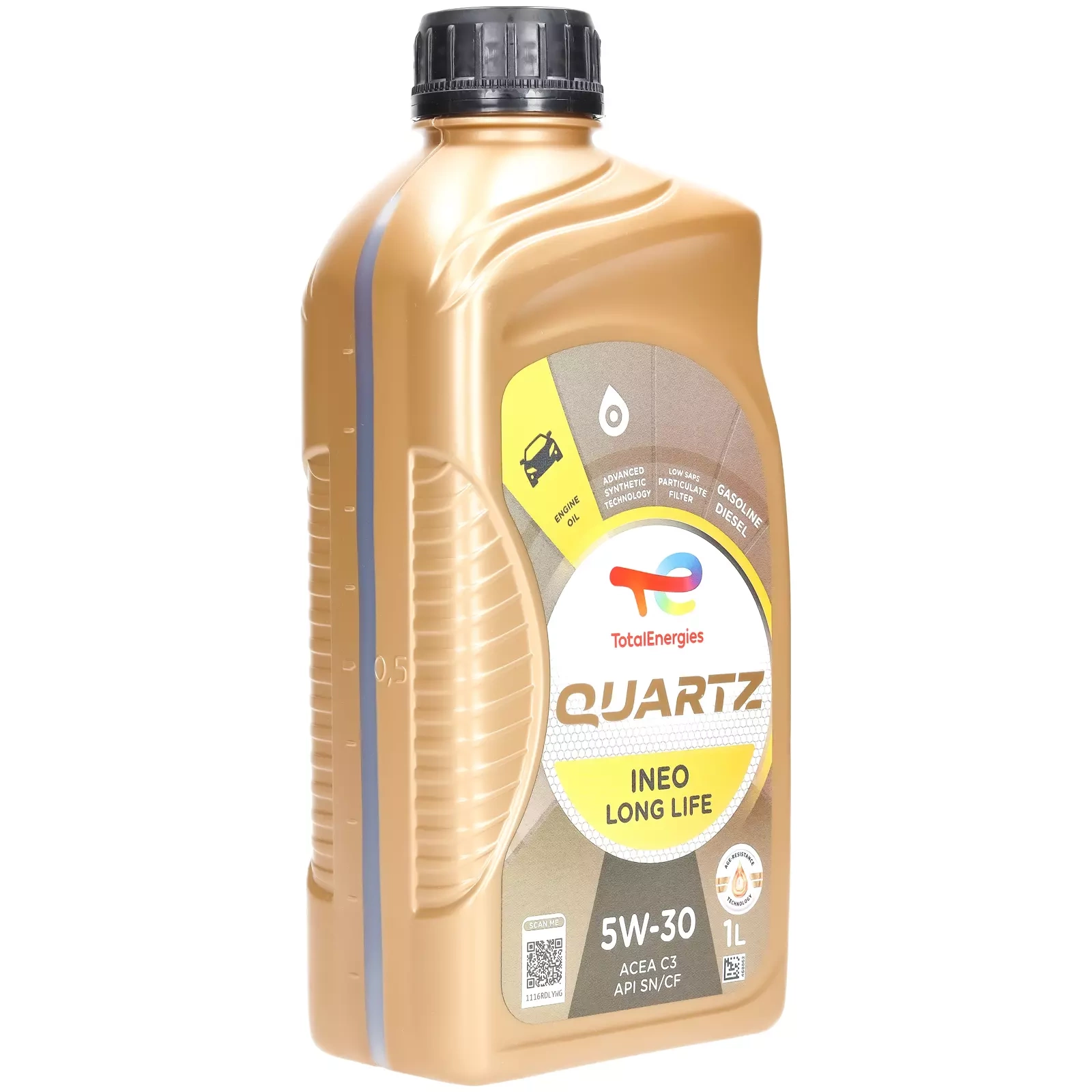 Моторное масло Total Quartz Ineo Long Life 5W-30, 1 л