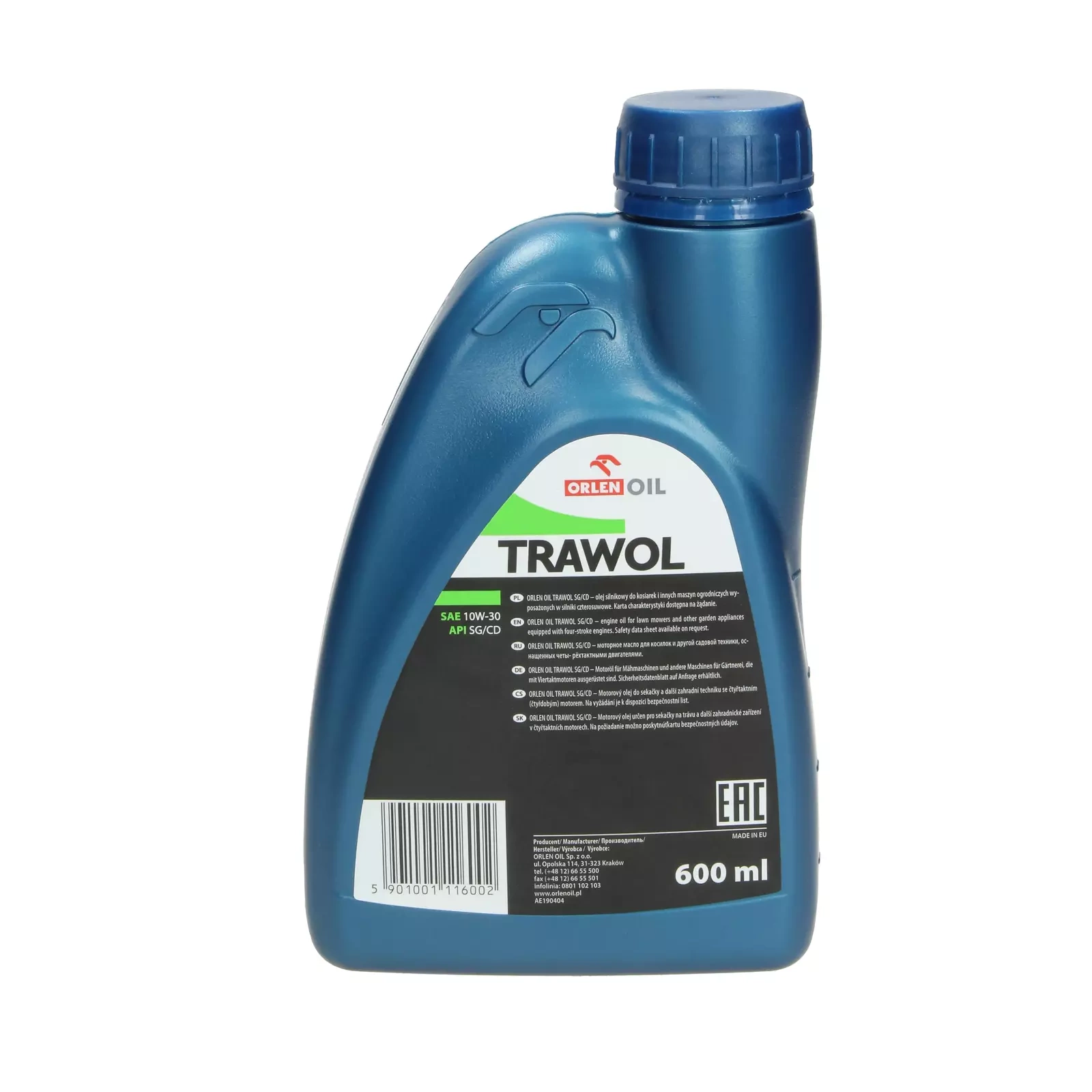 Масло для газонокосилок TRAWOL 10W-30, 0,6 л