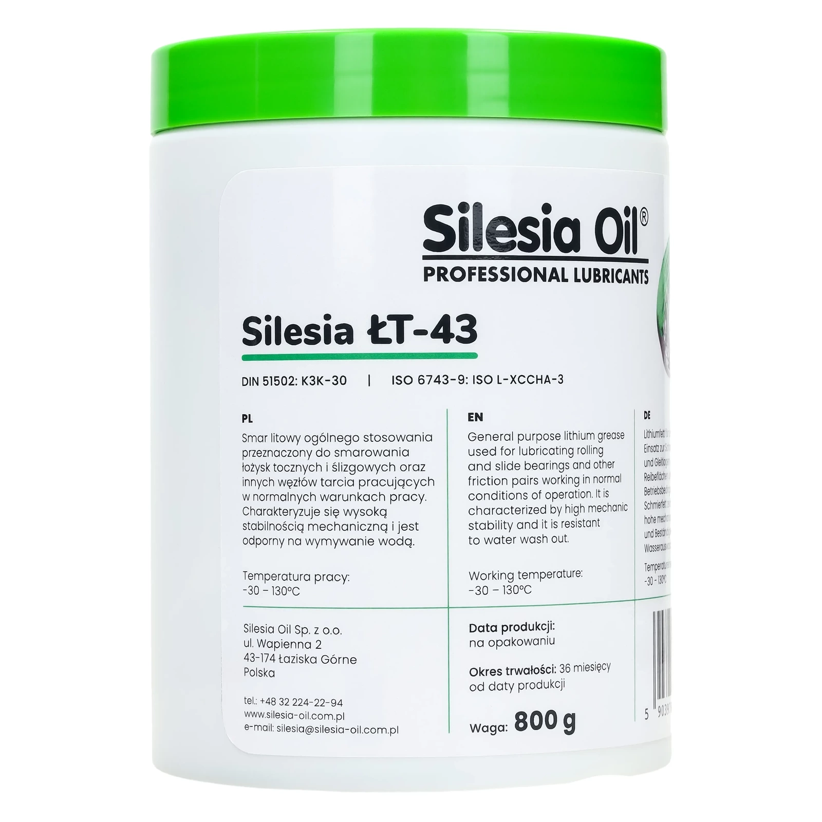 Смазка Silesia Oil lt-43, 800 г