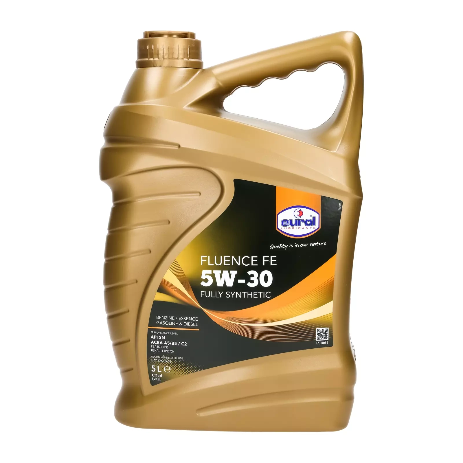 Моторное масло Eurol Fluence FE 5W-30, 5 л