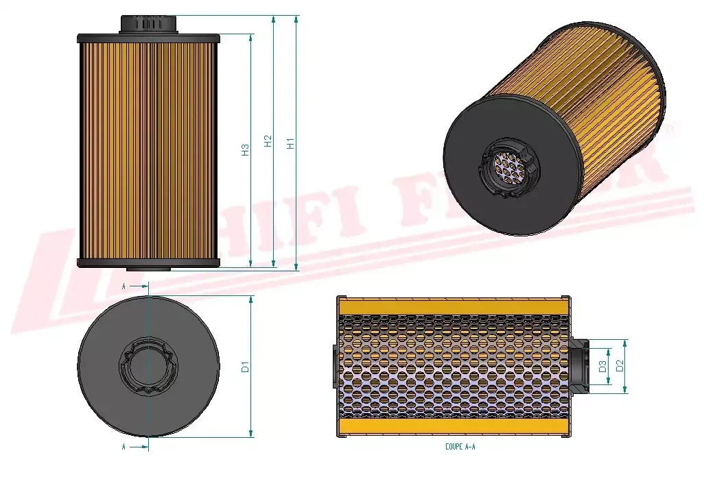 Топливный фильтр HIFI FILTER SN 25044