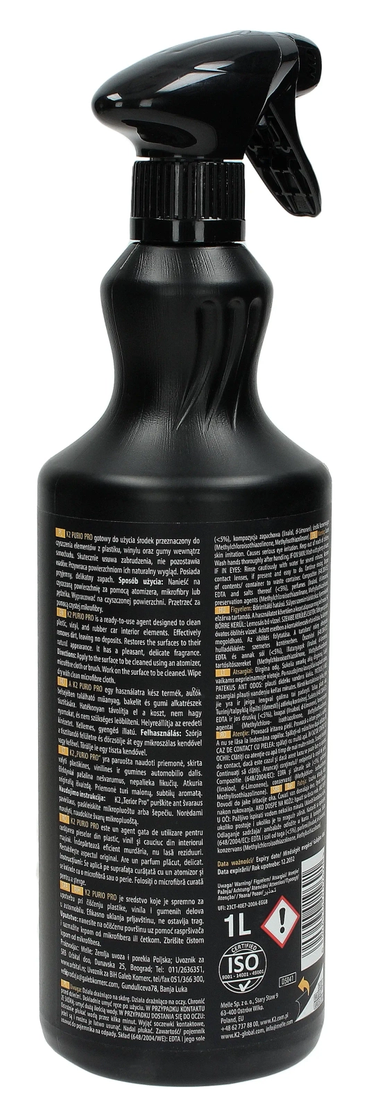 Очиститель пластика K2 PURIO PRO, 1 л