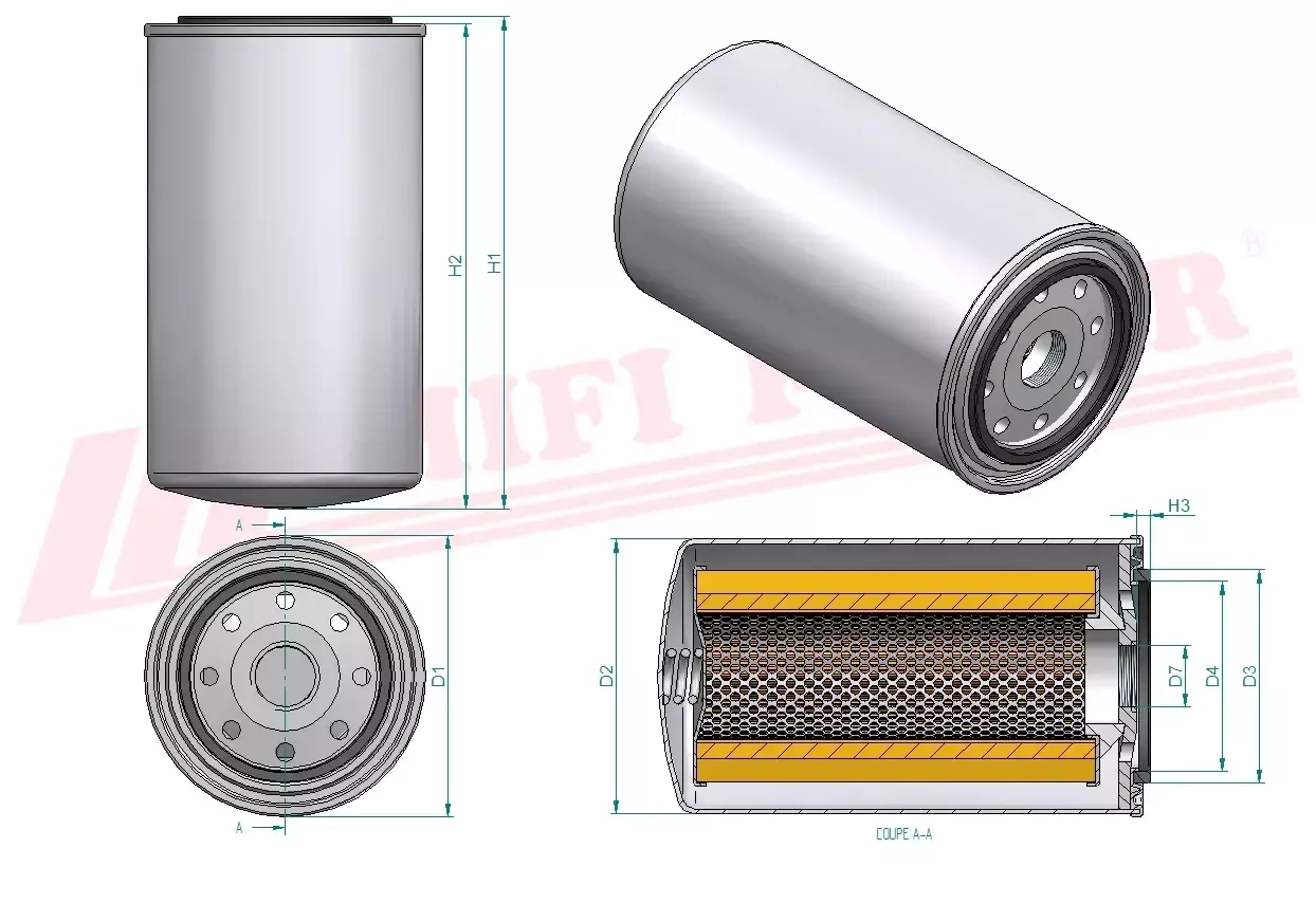 Топливный фильтр HIFI FILTER SN 30031