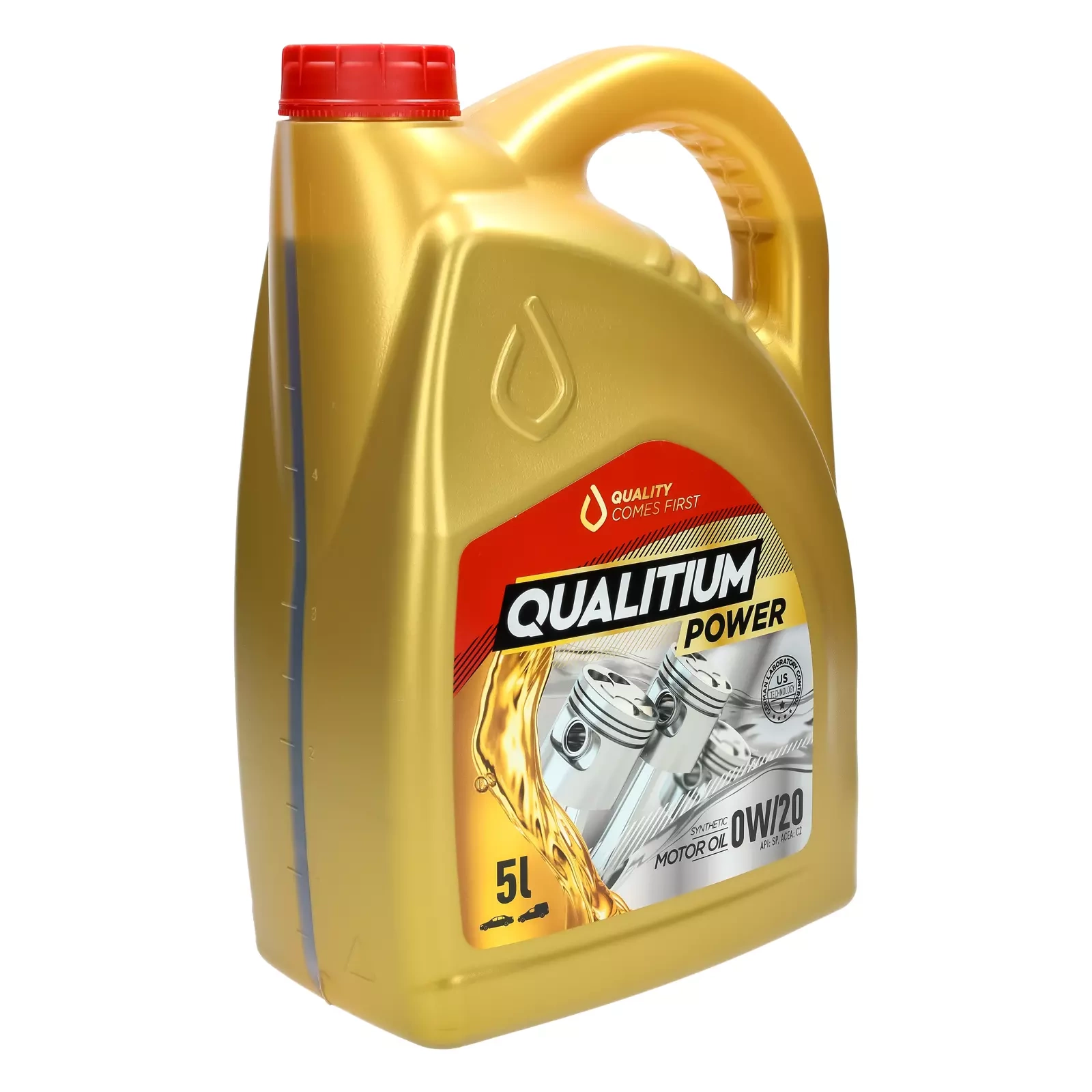 Моторное масло Qualitium Power 0W-20, 5 л