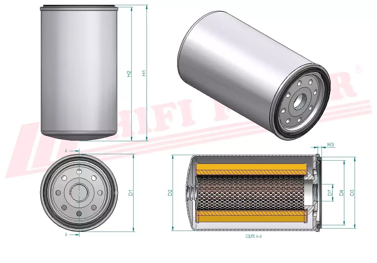 Топливный фильтр HIFI FILTER SN 25106
