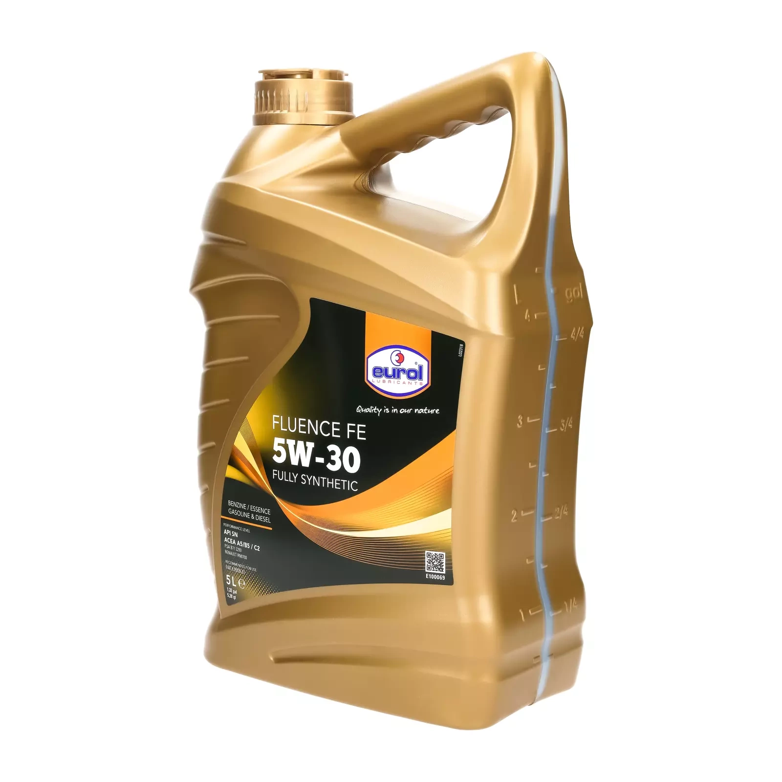 Моторное масло Eurol Fluence FE 5W-30, 5 л