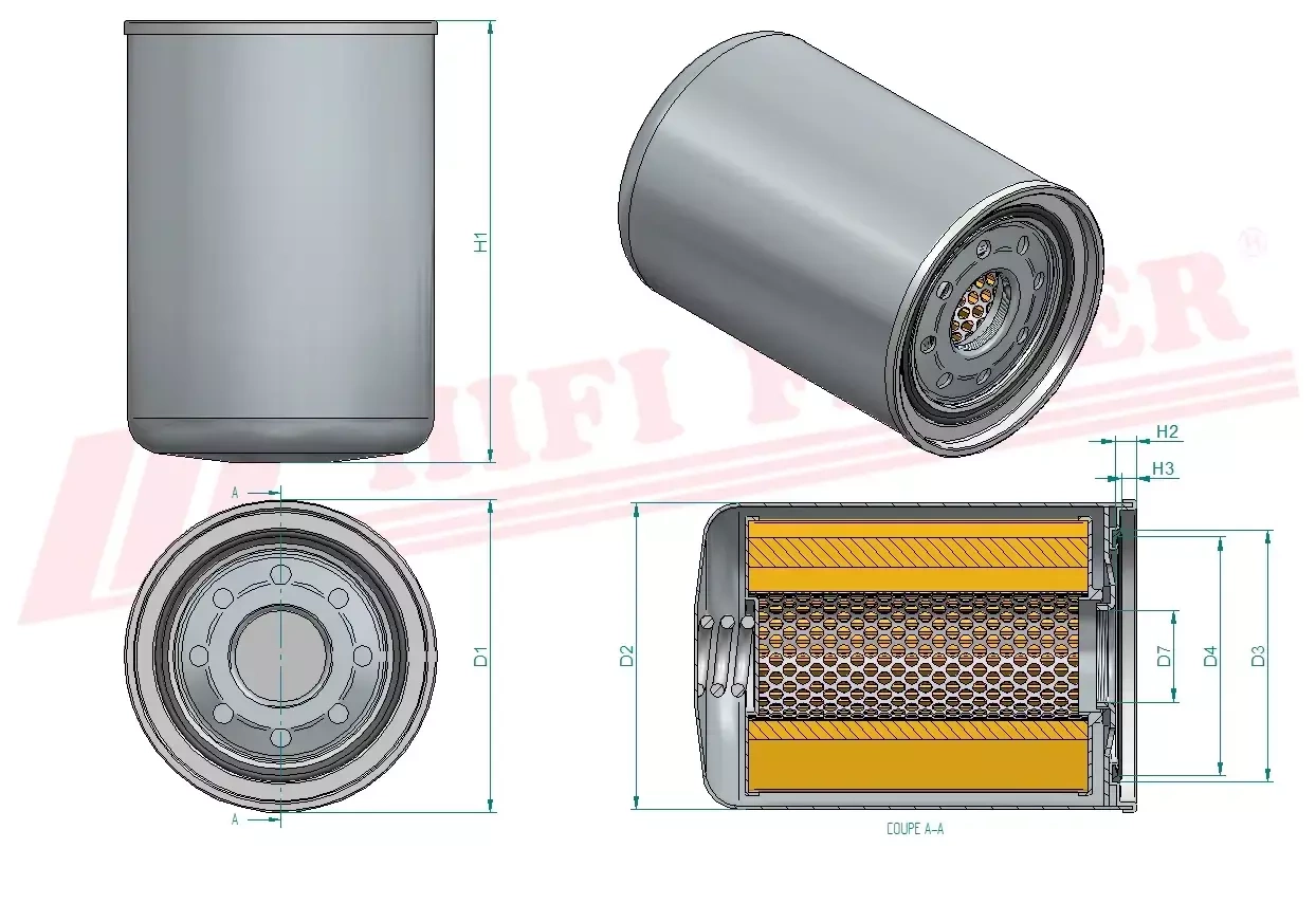 Топливный фильтр HIFI FILTER SN 21609