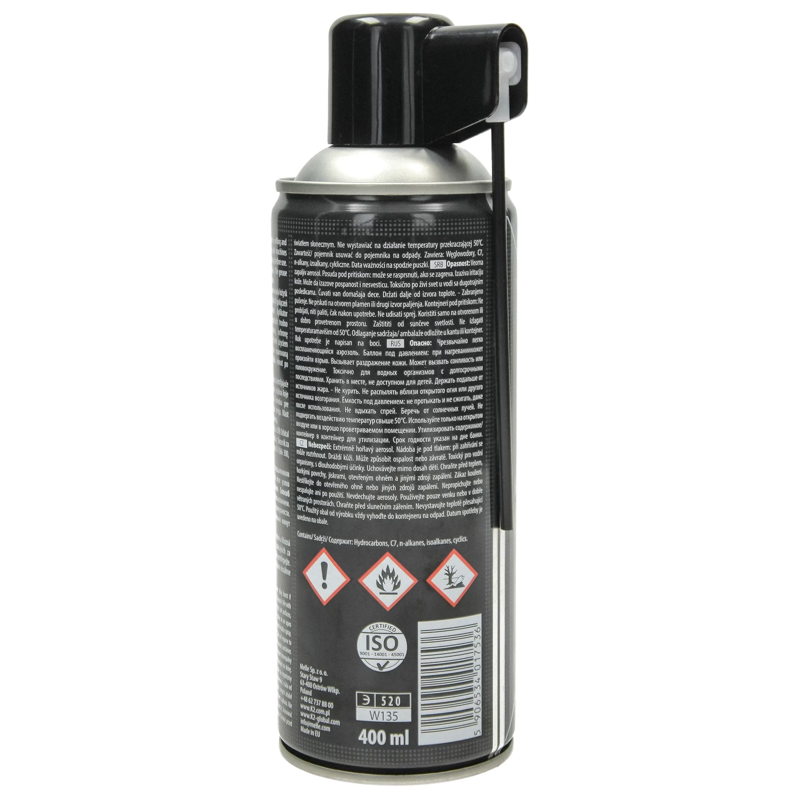 Смазка lt-43 спрей K2 400 мл