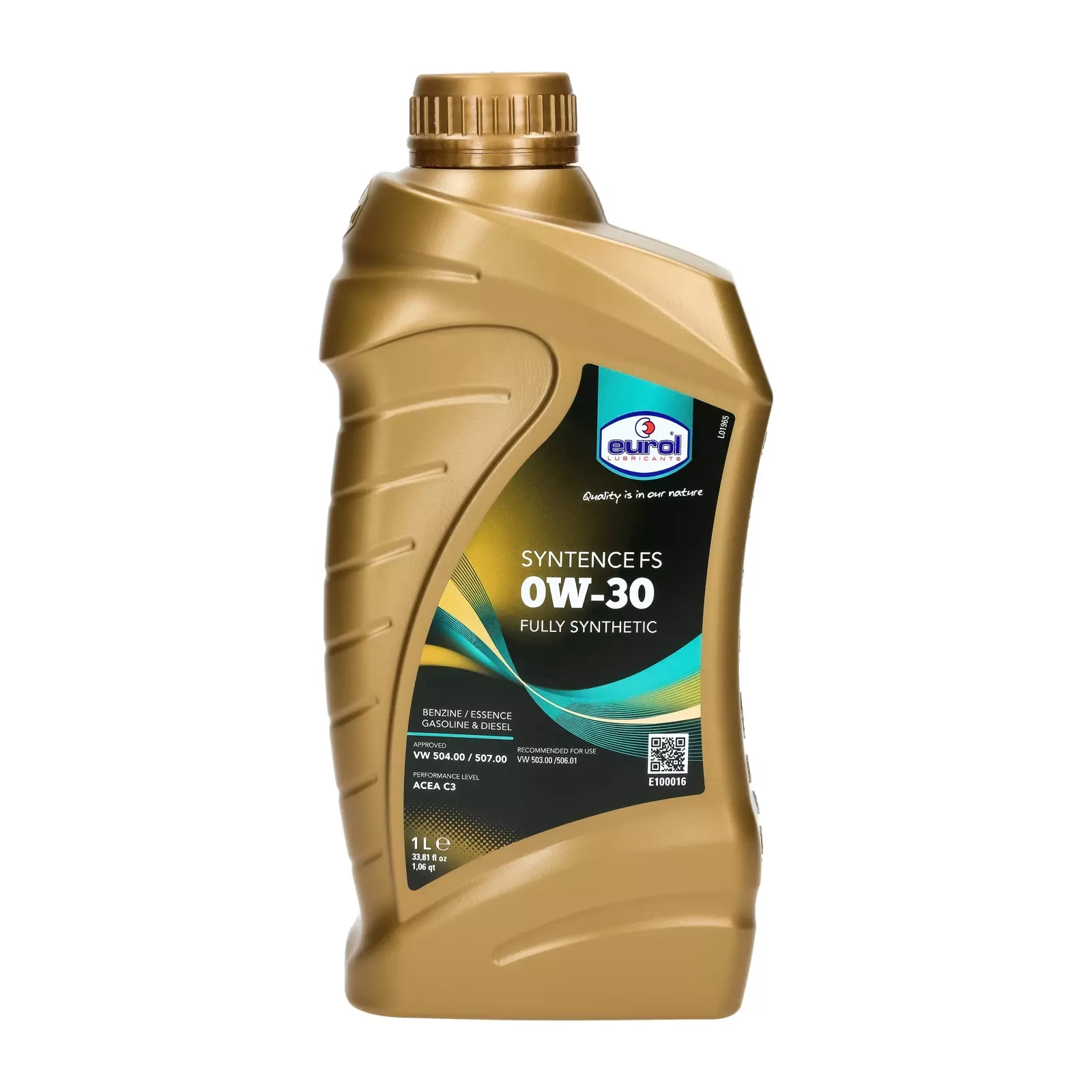 Моторное масло Eurol Syntence FS 0W - 30, 1 л