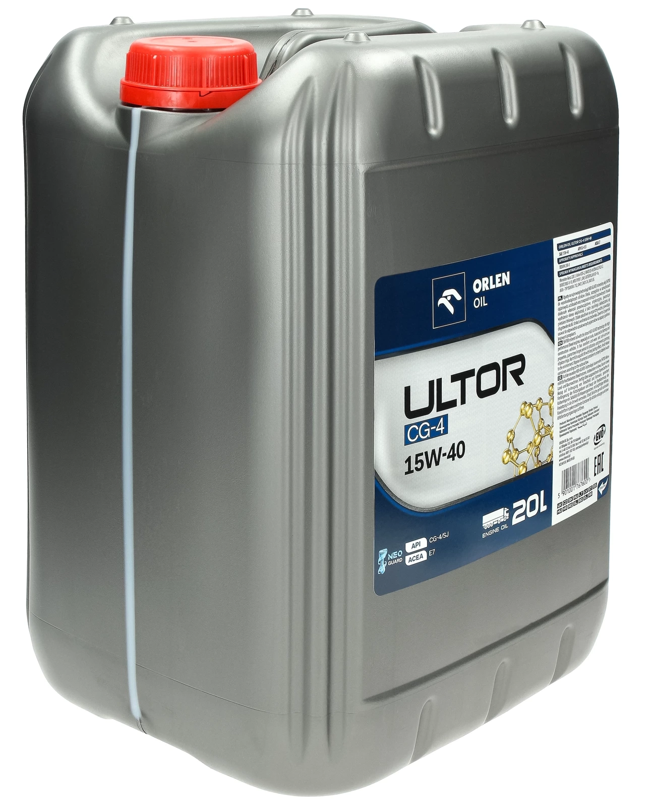 Моторное масло PLATINUM ULTOR CG-4 15W-40, 20 л