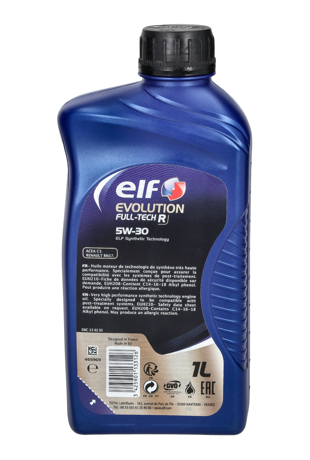 Моторное масло Elf Evolution Full-Tech R 5W - 30, 1 л