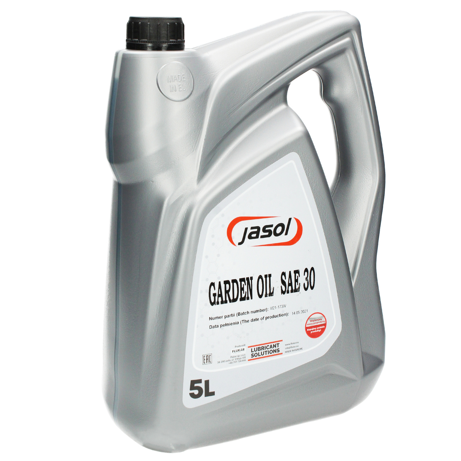 Масло для косилок 4T Jasol Garden SAE 30, 5 л