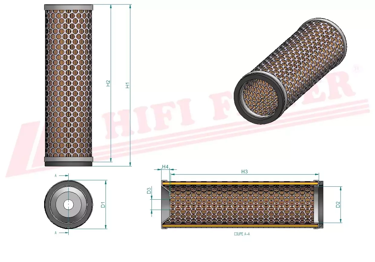 Воздушный фильтр HIFI FILTER SA 10026