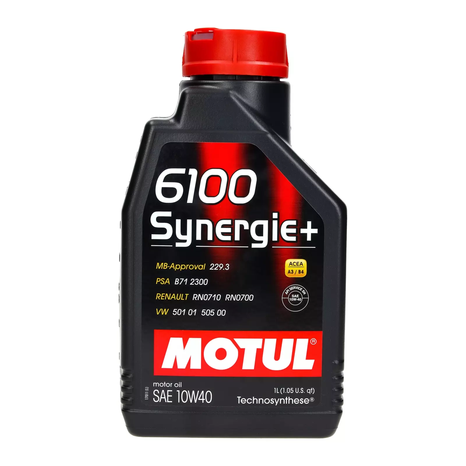 Моторное масло Motul 6100 Synergie+ 10W-40, 1 л